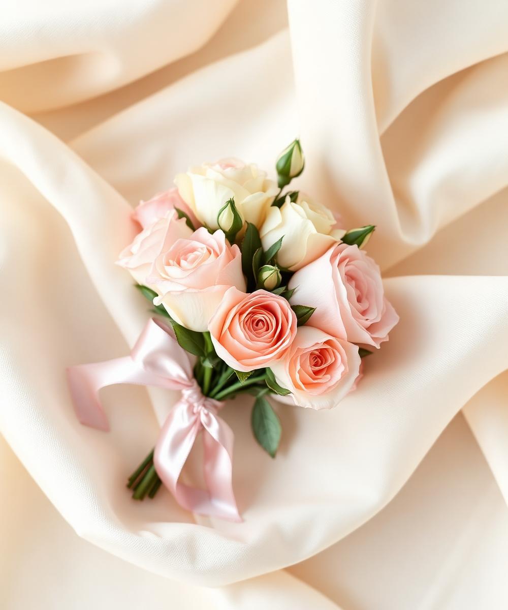 Ivory Anthurium Petite Bouquet